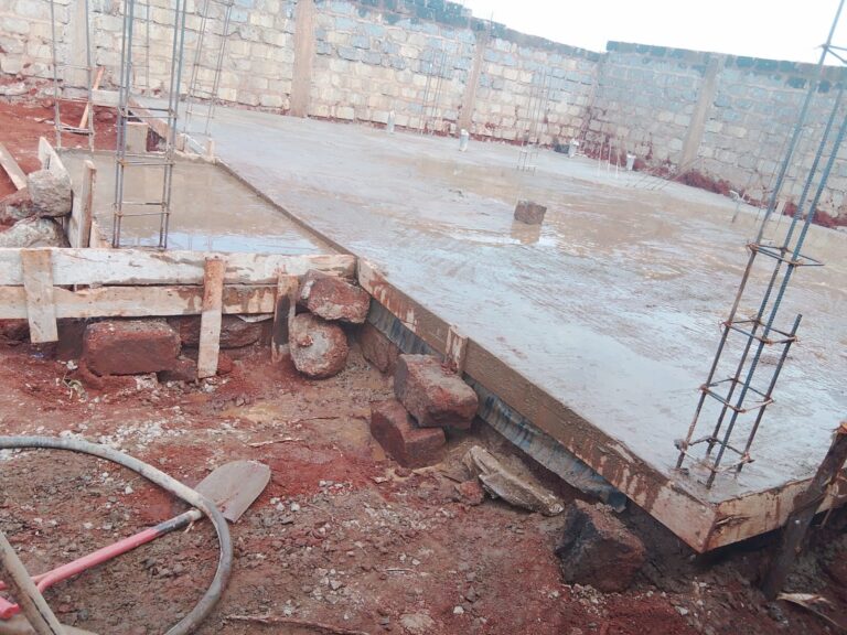 The final resulat after Acetic Enterprises worked on a foundation construction in Juja.